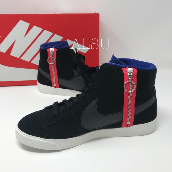 Nike Blazer Mid Rebel Black White Pink W AUTHENTIC - Picture 5 of 8